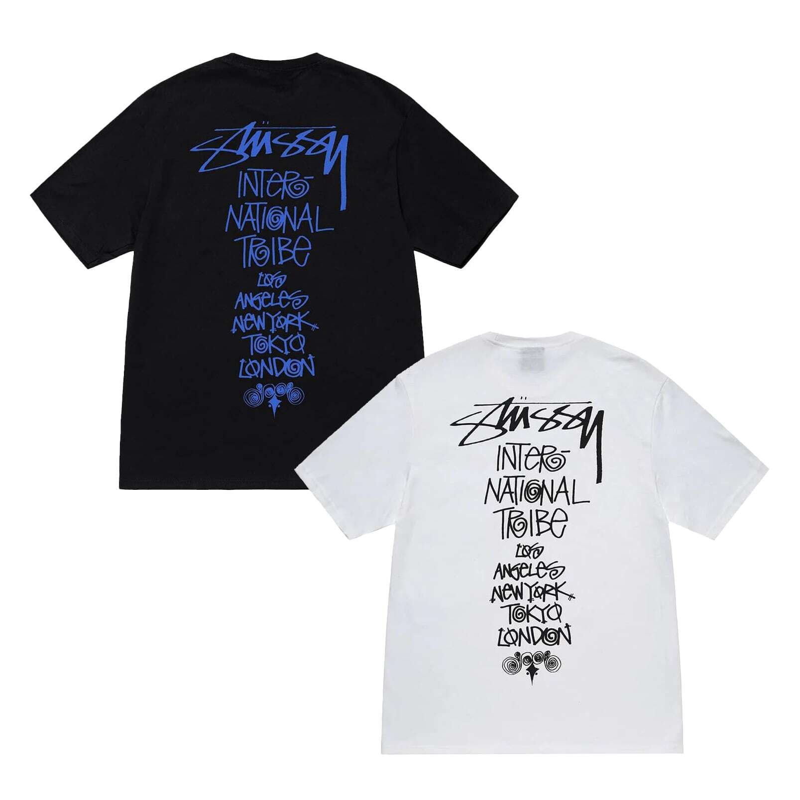 送料込★★Stack Tシャツ ステューシー プリント Tシャツ 半袖 TRIBE STACK TEE